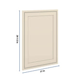 J&K Pearl Glazed H9 Dummy Door Panel 21" W