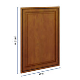 J&K Mocha Glazed K10 Dummy Door Panel 21" W