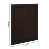J&K Espresso K8 Dummy Door Panel 24" W
