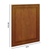 J&K Mocha Glazed K10 Dummy Door Panel 24" W