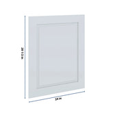 J&K White Shaker S8 Dummy Door Panel 24" W