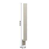 J&K Pebble B6 Base Filler 3" W x 34 1/2" H