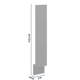 J&K Castle Grey S5 Base Filler 6" W x 34 1/2" H