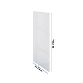 Modernform Cabinet Gloss White 3/4" W X 34 1/2" H 21 3/4" D Base End Panel