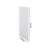 Modernform Cabinet Matte White 3/4" W X 34 1/2" H 21 3/4" D Base End Panel