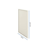 Modernform Cabinet Slim Dove White 3/4" W X 29 1/2" X 23 1/2" D Base Decorative Panel