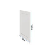 Modernform Cabinet White Shaker 3/4" W X 29 1/2" X 23 1/2" D Base Decorative Panel