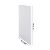 Modernform Cabinet Matte White 3/4" W X 34 1/2" H 25 5/8" D Base End Panel
