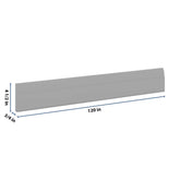 J&K Castle Grey S5 96" W Base Molding
