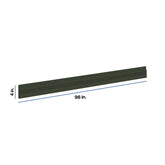 Modernform Cabinet Slim Sage Green 96" W X 4" H X 3/4" D Base Molding