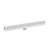 Modernform Cabinet White Shaker 96" W X 4" H X 3/4" D Base Molding