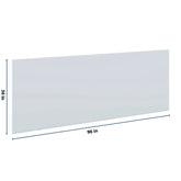 J&K White Shaker S8 BP9636 - Finished Skin Panel (Short Grain) 96" W x 36" H