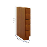 J&K Mocha Glazed K10 Spice Drawer Base - 6" W