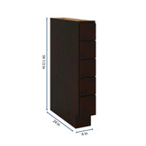 J&K Espresso K8 Spice Drawer Base - 6" W