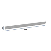 J&K Castle Grey S5 96" W Crown Molding