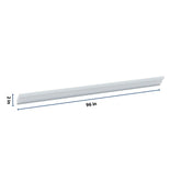 J&K White Shaker S8 96" W Crown Molding