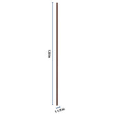 J&K Mahogany J5 Tall Filler 1 1/2" W x 120" H