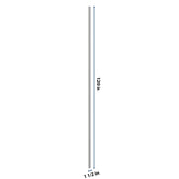 J&K Castle Grey S5 Tall Filler 1 1/2" W x 120" H