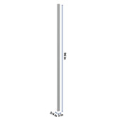 J&K Castle Grey S5 Tall Filler 3" W x 120" H