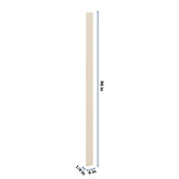 J&K Pearl Glazed H9 Tall Filler 6" W x 120" H