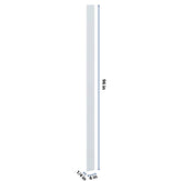 J&K White Shaker S8 Tall Filler 6" W x 120" H