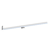 Modernform Cabinet White Shaker 96" W X 3/4" H X 3/4" D Cove Molding