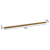 J&K Butterscotch B8 96" W Chair Rail Molding