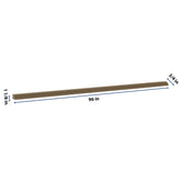 J&K Hazel H8 96" W Chair Rail Molding