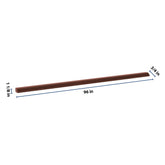J&K Mahogany J5 96" W Chair Rail Molding