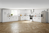 18 X 18 Modernform White Shaker Kitchen