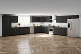18 X 18 Onyx Black Shaker Kitchen
