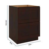 J&K Java Coffee S1 Base w/2 Drawers - 24" W