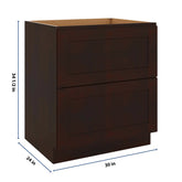 J&K Java Coffee S1 Base w/2 Drawers - 30" W