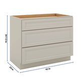 J&K Pebble B6 Base w/3 Drawers - 42" W