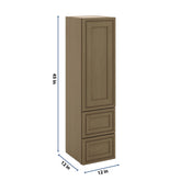 J&K Hazel H8 Vanity Counter Linen 12" W x 45" H x 12" D