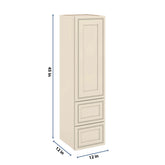 J&K Pearl Glazed H9 Vanity Counter Linen 12" W x 45" H x 12" D