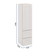 J&K Pure B5 Vanity Counter Linen 12" W x 45" H x 12" D