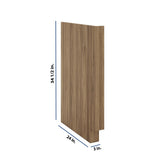 Modernform Cabinet Walnut 3" W X 34 1/2" H X 24" D Base Dishwasher End Panel
