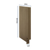 J&K Hazel H8 Dishwasher Panel w/Return Filler 3" W x 34 1/2" H x 24" D
