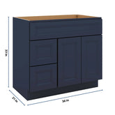 J&K Naval B7 Vanity Sink Combo 36" W x 33" H x 21" D