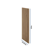 Modernform Cabinet Walnut 3/4" W X 30" H X 12 3/4" D Wall End Panel