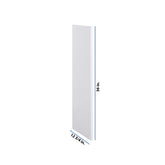 Modernform Cabinet Matte White 3/4" W X 36" H X 12 3/4" D Wall End Panel