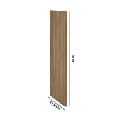 Modernform Cabinet Walnut 3/4" W X 36" H X 12 3/4" D Wall End Panel