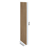 Modernform Cabinet Walnut 3/4" W X 42" H X 12 3/4" D Wall End Panel