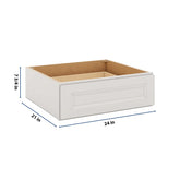 J&K Pure B5 24" W x 7-1/2" H or 8-1/2" H Knee Drawer