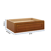 J&K Mocha Glazed K10 27" W x 7-1/2" H or 8-1/2" H Knee Drawer