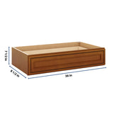 J&K Mocha Glazed K10 36" W x 7-1/2" H or 8-1/2" H Knee Drawer