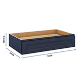 J&K Naval B7 36" W x 7-1/2" H or 8-1/2" H Knee Drawer