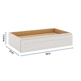 J&K Pure B5 36" W x 7-1/2" H or 8-1/2" H Knee Drawer