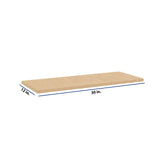 Modernform Cabinet Natural Oak 30" W X 3/4" H X 12" D Floating Shelf
